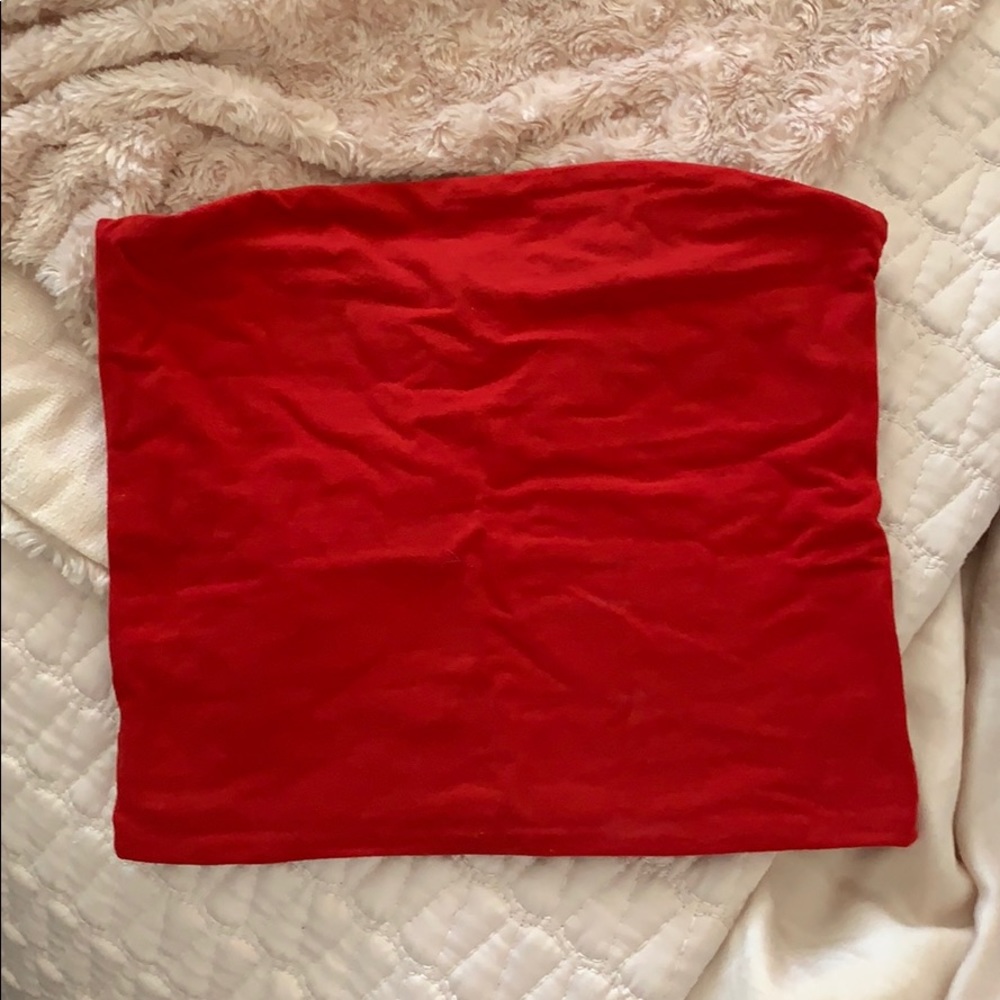 Brandy Melville red tube top